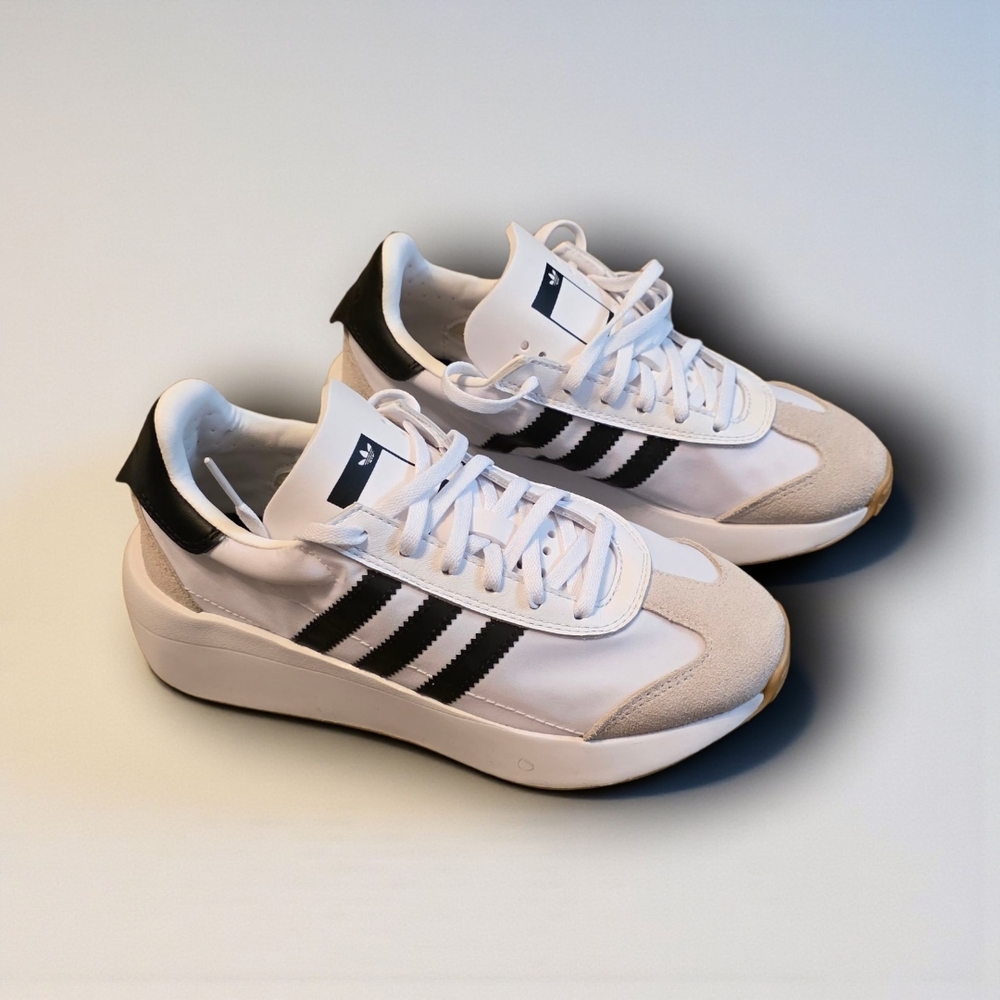 Adidas White and Black Sneakers